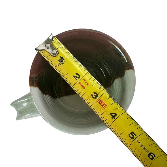 VTG L. Coward 1984 Studio Art Hobbyist Stoneware Coffee Cup Mug Boho Crazing - Picture 8 of 9